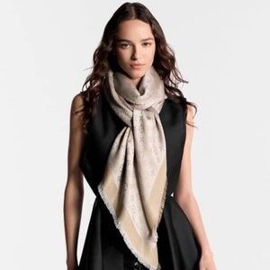 Louis Vuitton monogram shine shawl